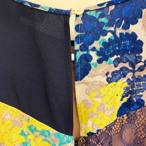 BCBG, Floral & Lace, Fit & Flare Dress - Picture 5 of 8